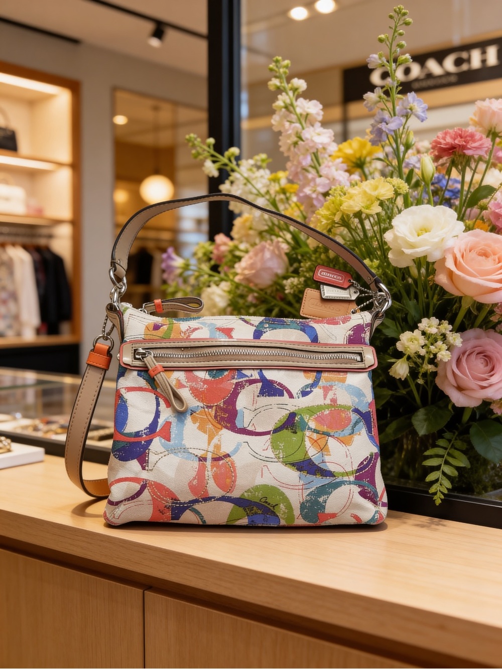 COACH Multicolor Poppy Crossbody Bag